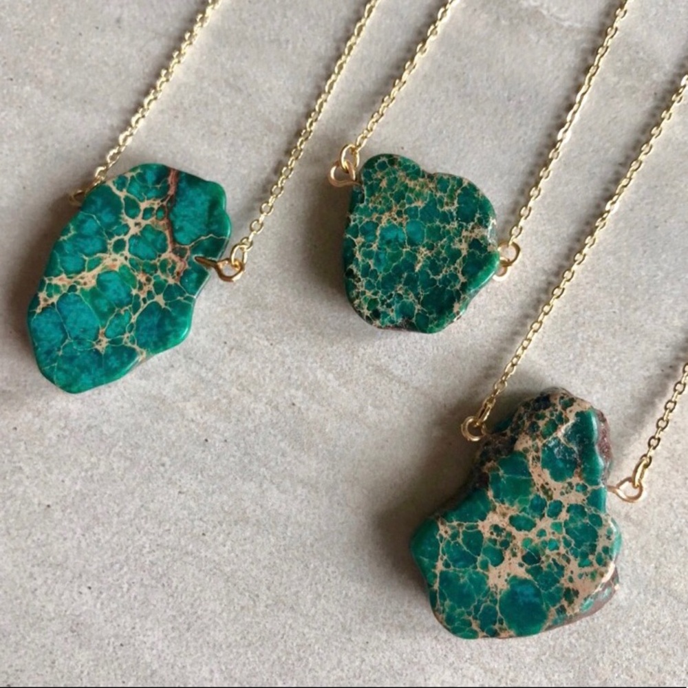 Last 1! 🌟Raw Jasper Sea Sediment Necklace